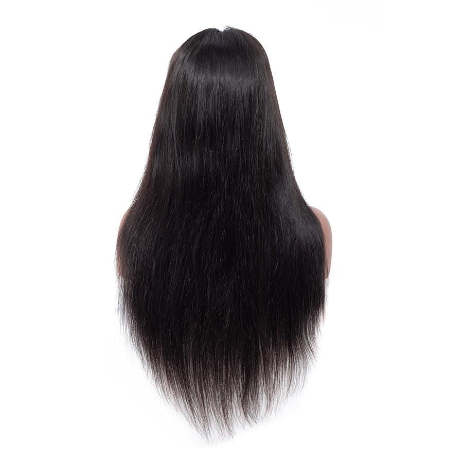 Natural Straight Wig Transparent Lace(12-30in) 210% Density
