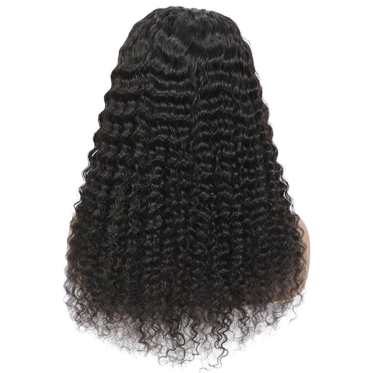 Natural Deep Wave Lace Front Wig(18-30in) 210% Density